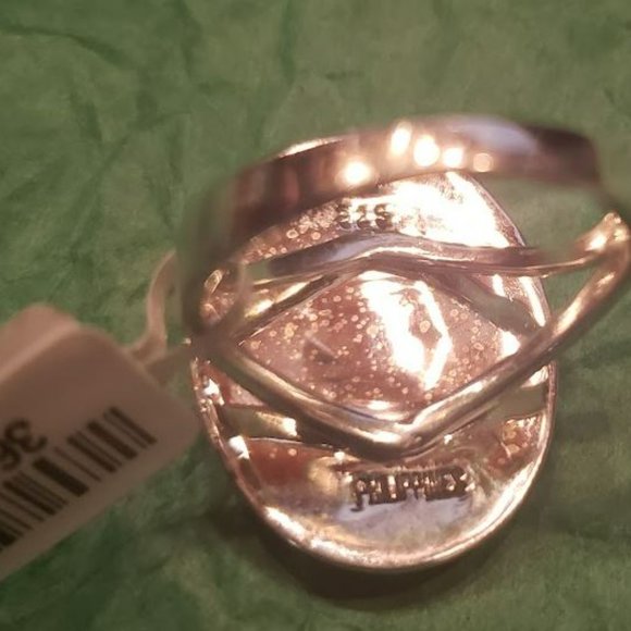 Santa Fe Style Mohave Purple Turquoise ring sz 7.5 Sterling - Picture 4 of 4